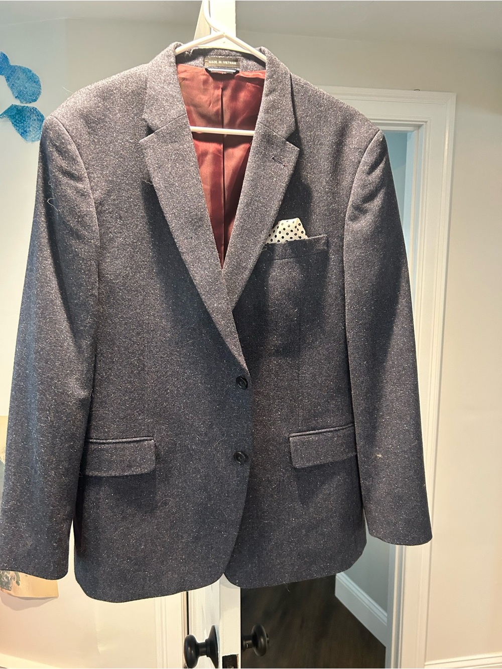 Tommy Hilfiger Charcoal Gray Two-Button Sport Coat